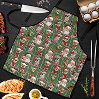 Chihuahua Santa Clau Christmas Apron Xmas Holiday Patterns - Wonder Print Shop