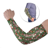 Chihuahua Santa Clau Christmas Arm Sleeves Xmas Holiday Patterns - Wonder Print Shop