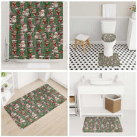 Chihuahua Santa Clau Christmas Bathroom Set Xmas Holiday Patterns - Wonder Print Shop
