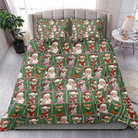 Chihuahua Santa Clau Christmas Bedding Set Xmas Holiday Patterns - Wonder Print Shop