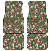 Chihuahua Santa Clau Christmas Car Mats Xmas Holiday Patterns - Wonder Print Shop
