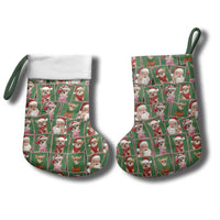 Chihuahua Santa Clau Christmas Stocking Xmas Holiday Patterns - Wonder Print Shop