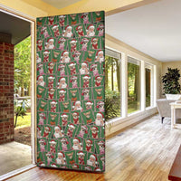 Chihuahua Santa Clau Christmas Door Cover Xmas Holiday Patterns - Wonder Print Shop