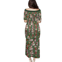 Chihuahua Santa Clau Christmas Family Matching Puletasi and Hawaiian Shirt Xmas Holiday Patterns - Wonder Print Shop