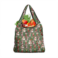 Chihuahua Santa Clau Christmas Grocery Bag Xmas Holiday Patterns - Wonder Print Shop