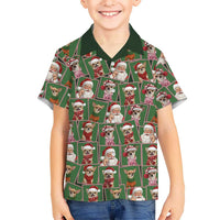 Chihuahua Santa Clau Christmas Hawaiian Shirt Xmas Holiday Patterns - Wonder Print Shop