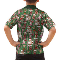 Chihuahua Santa Clau Christmas Hawaiian Shirt Xmas Holiday Patterns - Wonder Print Shop