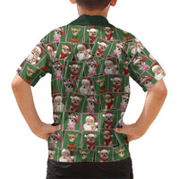 Chihuahua Santa Clau Christmas Hawaiian Shirt Xmas Holiday Patterns - Wonder Print Shop
