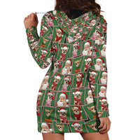 Chihuahua Santa Clau Christmas Hoodie Dress Xmas Holiday Patterns - Wonder Print Shop