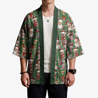 Chihuahua Santa Clau Christmas Kimono Xmas Holiday Patterns - Wonder Print Shop