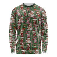 Chihuahua Santa Clau Christmas Long Sleeve Shirt Xmas Holiday Patterns - Wonder Print Shop