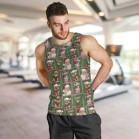 Chihuahua Santa Clau Christmas Men Tank Top Xmas Holiday Patterns - Wonder Print Shop