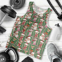 Chihuahua Santa Clau Christmas Men Tank Top Xmas Holiday Patterns - Wonder Print Shop
