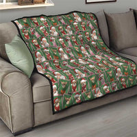 Chihuahua Santa Clau Christmas Quilt Xmas Holiday Patterns - Wonder Print Shop