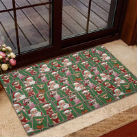 Chihuahua Santa Clau Christmas Rubber Doormat Xmas Holiday Patterns - Wonder Print Shop