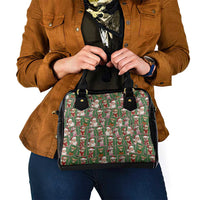 Chihuahua Santa Clau Christmas Shoulder Handbag Xmas Holiday Patterns - Wonder Print Shop