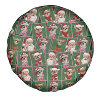 Chihuahua Santa Clau Christmas Spare Tire Cover Xmas Holiday Patterns - Wonder Print Shop