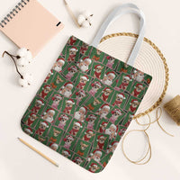 Chihuahua Santa Clau Christmas Tote Bag Xmas Holiday Patterns - Wonder Print Shop