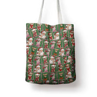 Chihuahua Santa Clau Christmas Tote Bag Xmas Holiday Patterns - Wonder Print Shop