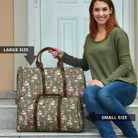 Chihuahua Santa Clau Christmas Travel Bag Xmas Holiday Patterns - Wonder Print Shop