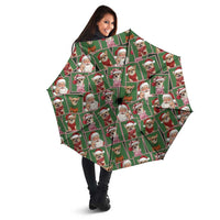 Chihuahua Santa Clau Christmas Umbrella Xmas Holiday Patterns - Wonder Print Shop