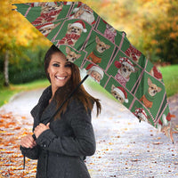 Chihuahua Santa Clau Christmas Umbrella Xmas Holiday Patterns - Wonder Print Shop
