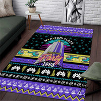Christmas Party 1988 Nakatomi Plaza Area Rug Xmas Holiday Patterns - Wonder Print Shop