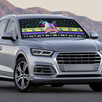 Christmas Party 1988 Nakatomi Plaza Auto Sun Shade Xmas Holiday Patterns - Wonder Print Shop