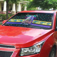 Christmas Party 1988 Nakatomi Plaza Auto Sun Shade Xmas Holiday Patterns - Wonder Print Shop