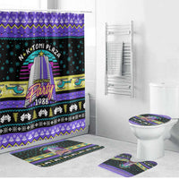 Christmas Party 1988 Nakatomi Plaza Bathroom Set Xmas Holiday Patterns - Wonder Print Shop