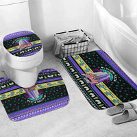 Christmas Party 1988 Nakatomi Plaza Bathroom Set Xmas Holiday Patterns - Wonder Print Shop