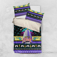 Christmas Party 1988 Nakatomi Plaza Bedding Set Xmas Holiday Patterns - Wonder Print Shop
