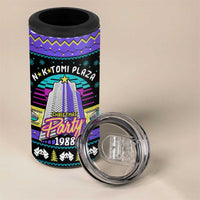 Christmas Party 1988 Nakatomi Plaza 4 in 1 Can Cooler Tumbler Xmas Holiday Patterns - Wonder Print Shop