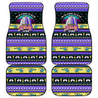 Christmas Party 1988 Nakatomi Plaza Car Mats Xmas Holiday Patterns - Wonder Print Shop