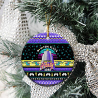 Christmas Party 1988 Nakatomi Plaza Ceramic Ornament Xmas Holiday Patterns - Wonder Print Shop