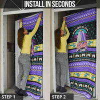 Christmas Party 1988 Nakatomi Plaza Door Cover Xmas Holiday Patterns - Wonder Print Shop