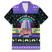 Christmas Party 1988 Nakatomi Plaza Family Matching Off Shoulder Short Dress and Hawaiian Shirt Xmas Holiday Patterns - Wonder Print Shop