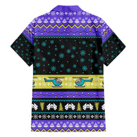 Christmas Party 1988 Nakatomi Plaza Family Matching Short Sleeve Bodycon Dress and Hawaiian Shirt Xmas Holiday Patterns - Wonder Print Shop