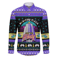 Christmas Party 1988 Nakatomi Plaza Family Matching Short Sleeve Bodycon Dress and Hawaiian Shirt Xmas Holiday Patterns - Wonder Print Shop