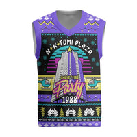 Christmas Party 1988 Nakatomi Plaza Christmas Knitted V-Neck Vest Xmas Holiday Patterns - Wonder Print Shop