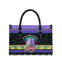 Christmas Party 1988 Nakatomi Plaza Leather Bag Xmas Holiday Patterns - Wonder Print Shop