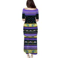 Christmas Party 1988 Nakatomi Plaza Puletasi Xmas Holiday Patterns - Wonder Print Shop