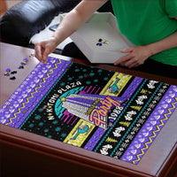 Christmas Party 1988 Nakatomi Plaza Puzzle Xmas Holiday Patterns - Wonder Print Shop