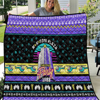 Christmas Party 1988 Nakatomi Plaza Quilt Xmas Holiday Patterns - Wonder Print Shop