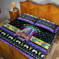 Christmas Party 1988 Nakatomi Plaza Quilt Bed Set Xmas Holiday Patterns - Wonder Print Shop