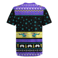 Christmas Party 1988 Nakatomi Plaza Rugby Jersey Xmas Holiday Patterns - Wonder Print Shop