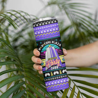 Christmas Party 1988 Nakatomi Plaza Skinny Tumbler Xmas Holiday Patterns - Wonder Print Shop