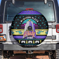 Christmas Party 1988 Nakatomi Plaza Spare Tire Cover Xmas Holiday Patterns - Wonder Print Shop