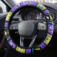 Christmas Party 1988 Nakatomi Plaza Steering Wheel Cover Xmas Holiday Patterns - Wonder Print Shop