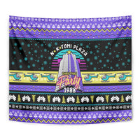 Christmas Party 1988 Nakatomi Plaza Tapestry Xmas Holiday Patterns - Wonder Print Shop